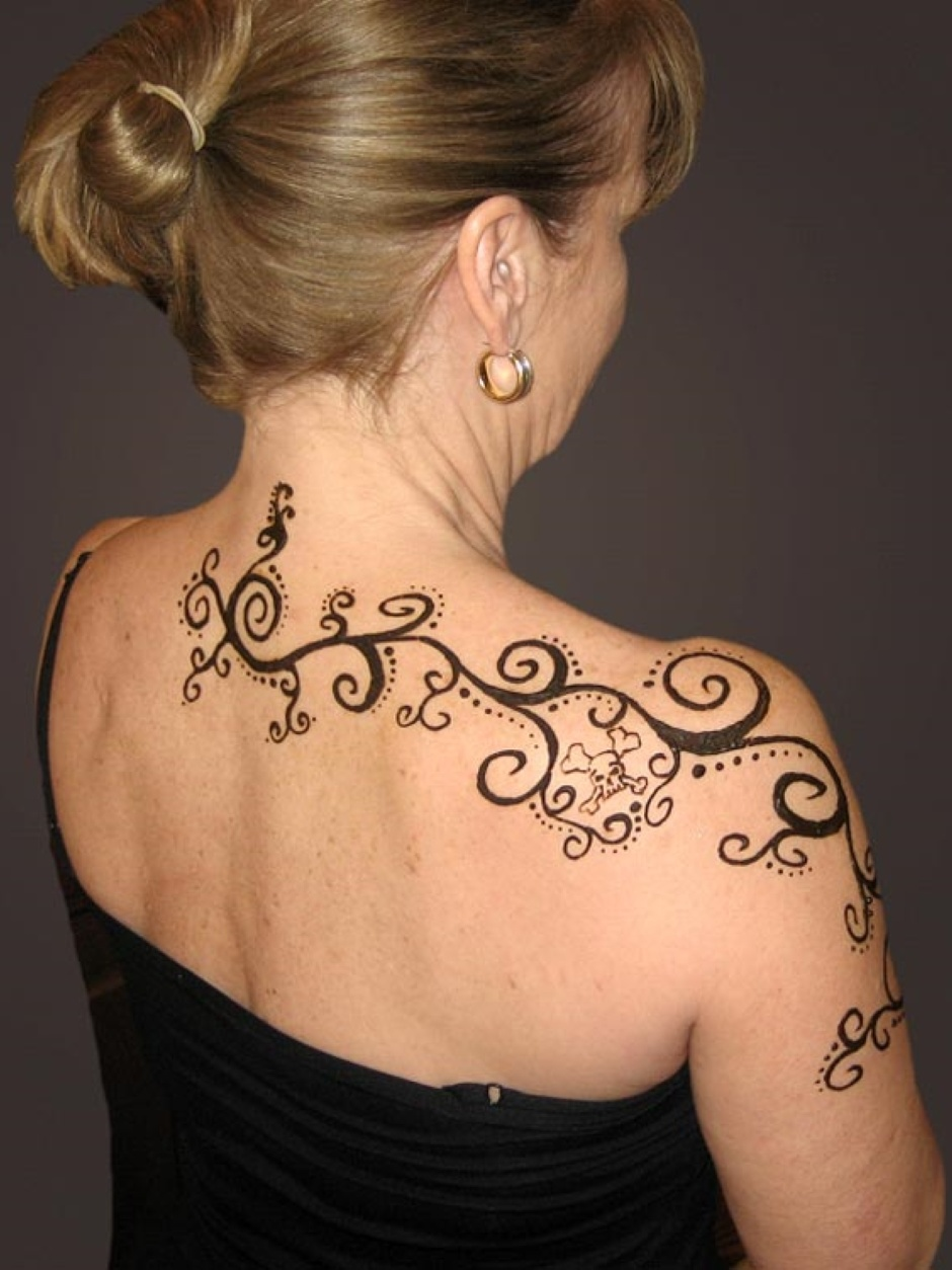 Lower Back Henna Temporary Tattoo Design for sale online  eBay
