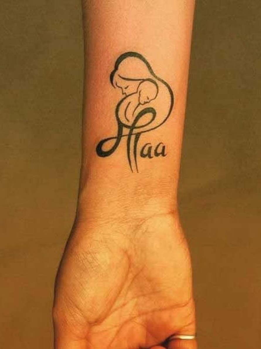 Comet Busters Cute Temporary Maa Tattoo Sticker bj057 Temporary Tattoo  Stickers Cartoon Tattoo Sticker टट सटकरस  Comet Busters Indore   ID 26125984973