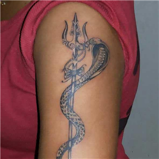Trishul tattoo trishul snake  The Moksh Tattoo Studio  Facebook