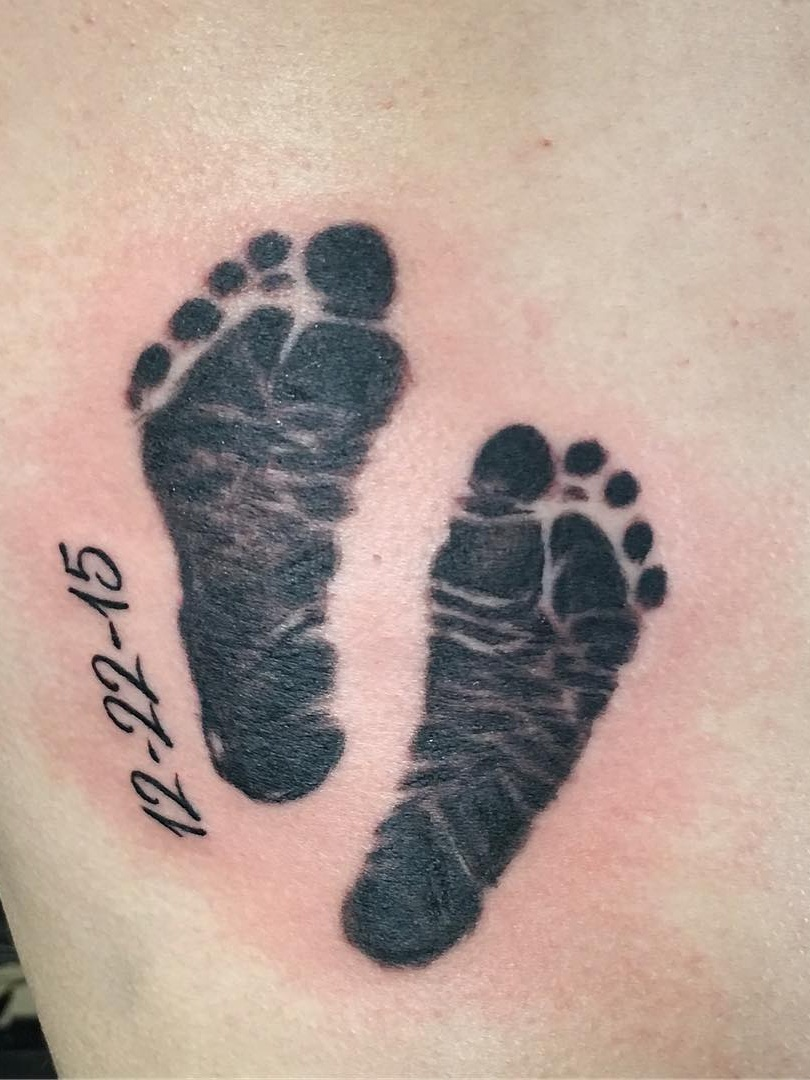 Tattoo uploaded by Vipul Chaudhary  footprint tattoo Tattoo for babby foot  print tattoo footprint tattoo design  Tattoodo