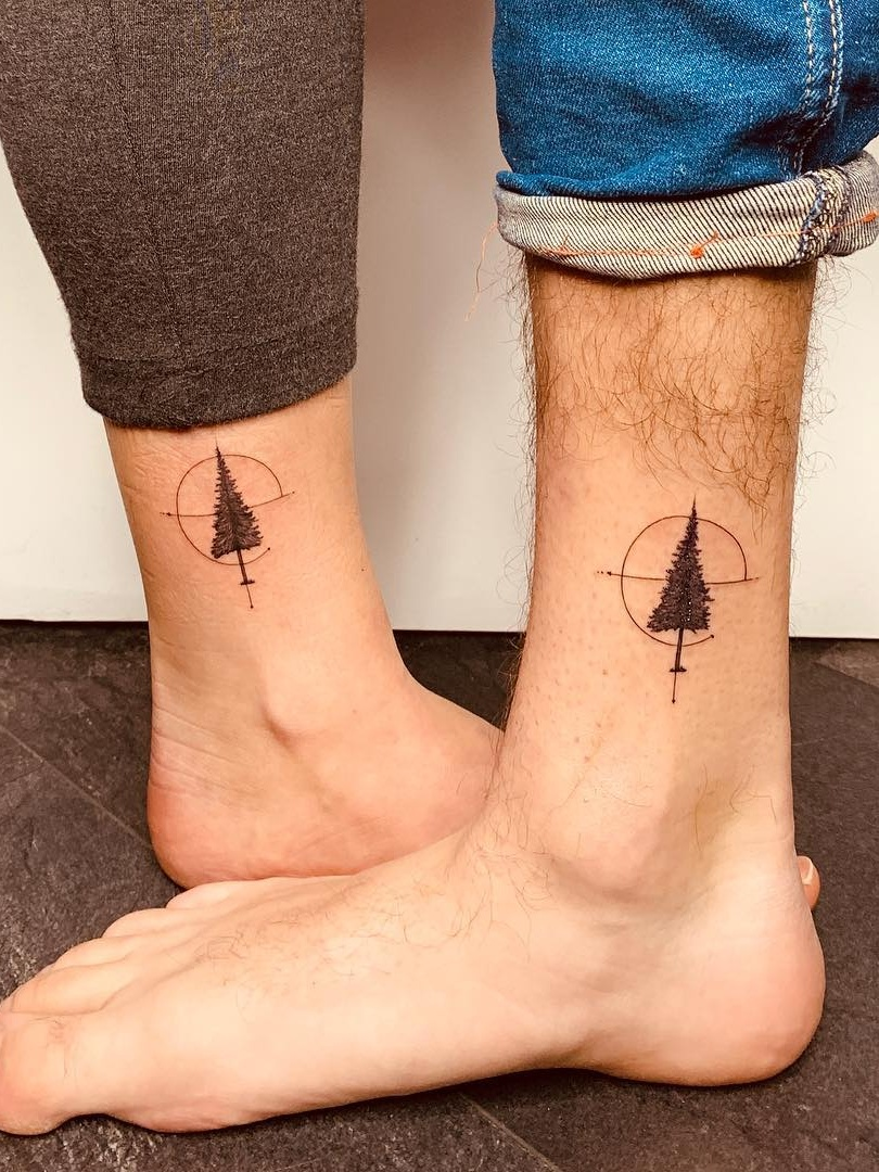 Hedendaags The Bond That Never Fades- Brother Sister Tattoos HM-55