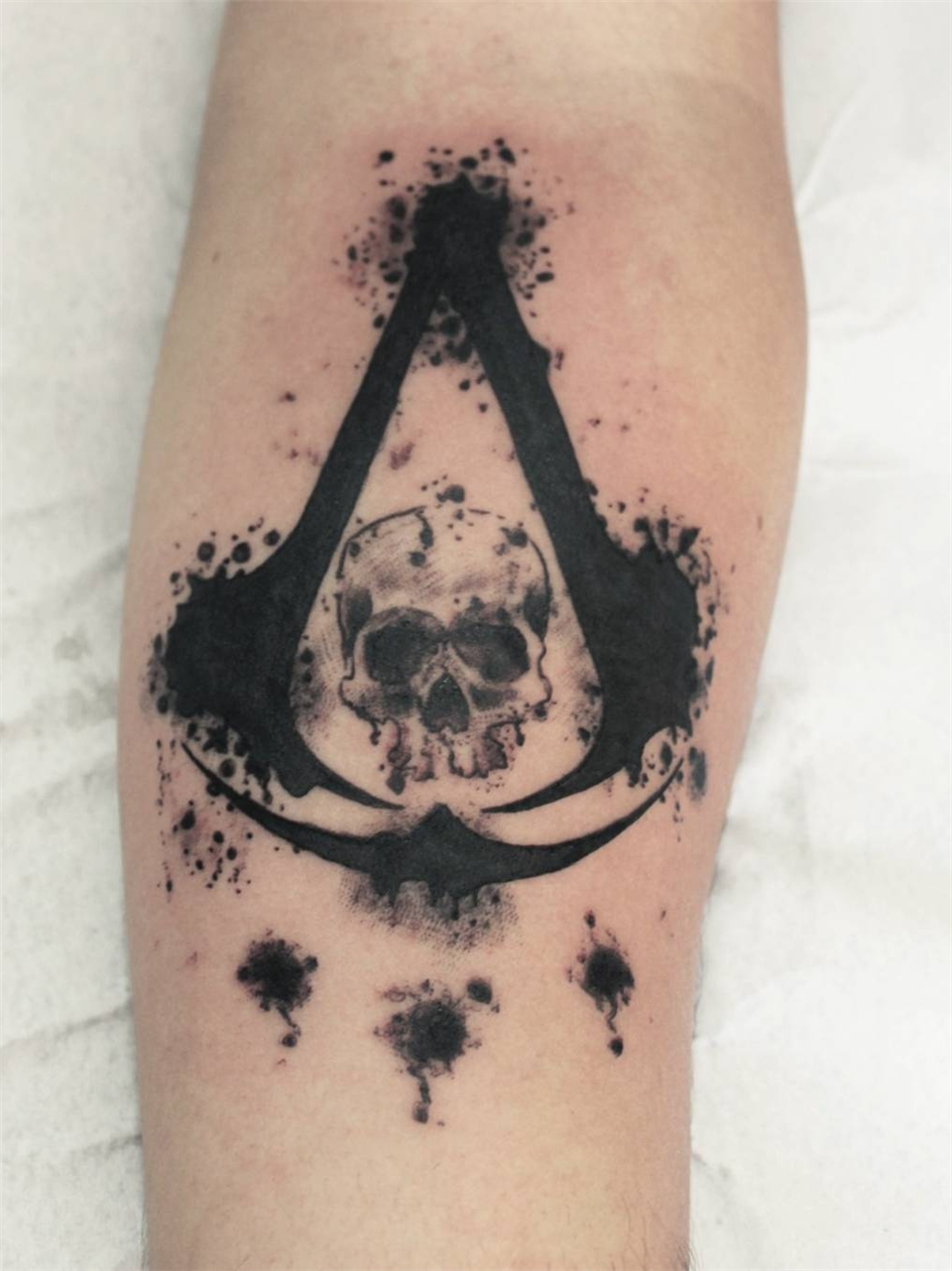 Sleeve Tattoo Png  Assassins Creed Logo Tattoo Transparent Png  kindpng