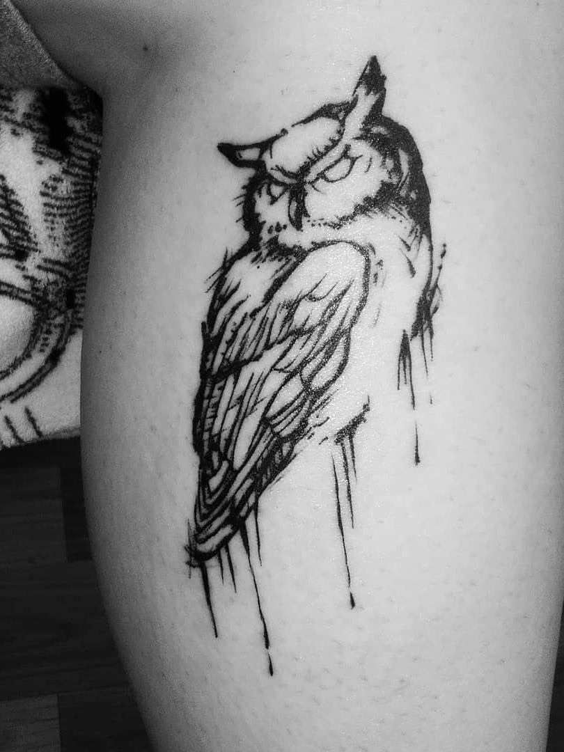 Attractive Owl Tattoos