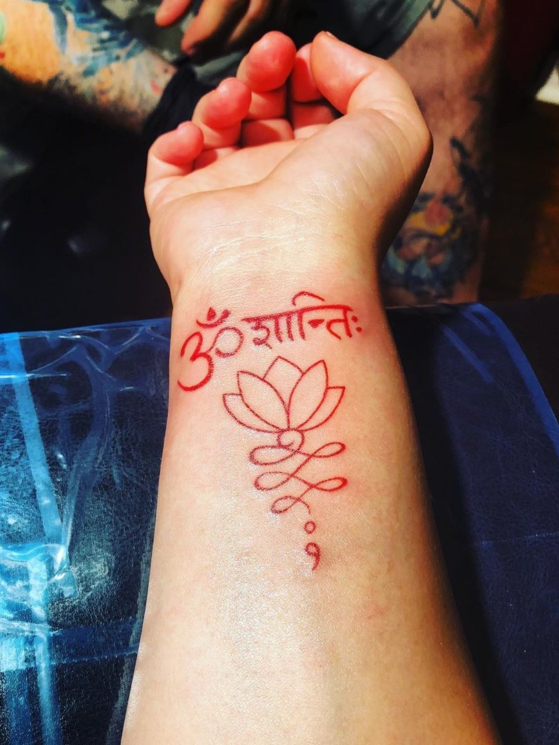 5th Dimension Tattoo Twitterissä Om Shanti tattoo by Belle Atrix  bricklane script httptco2qaLlqw6jh  Twitter