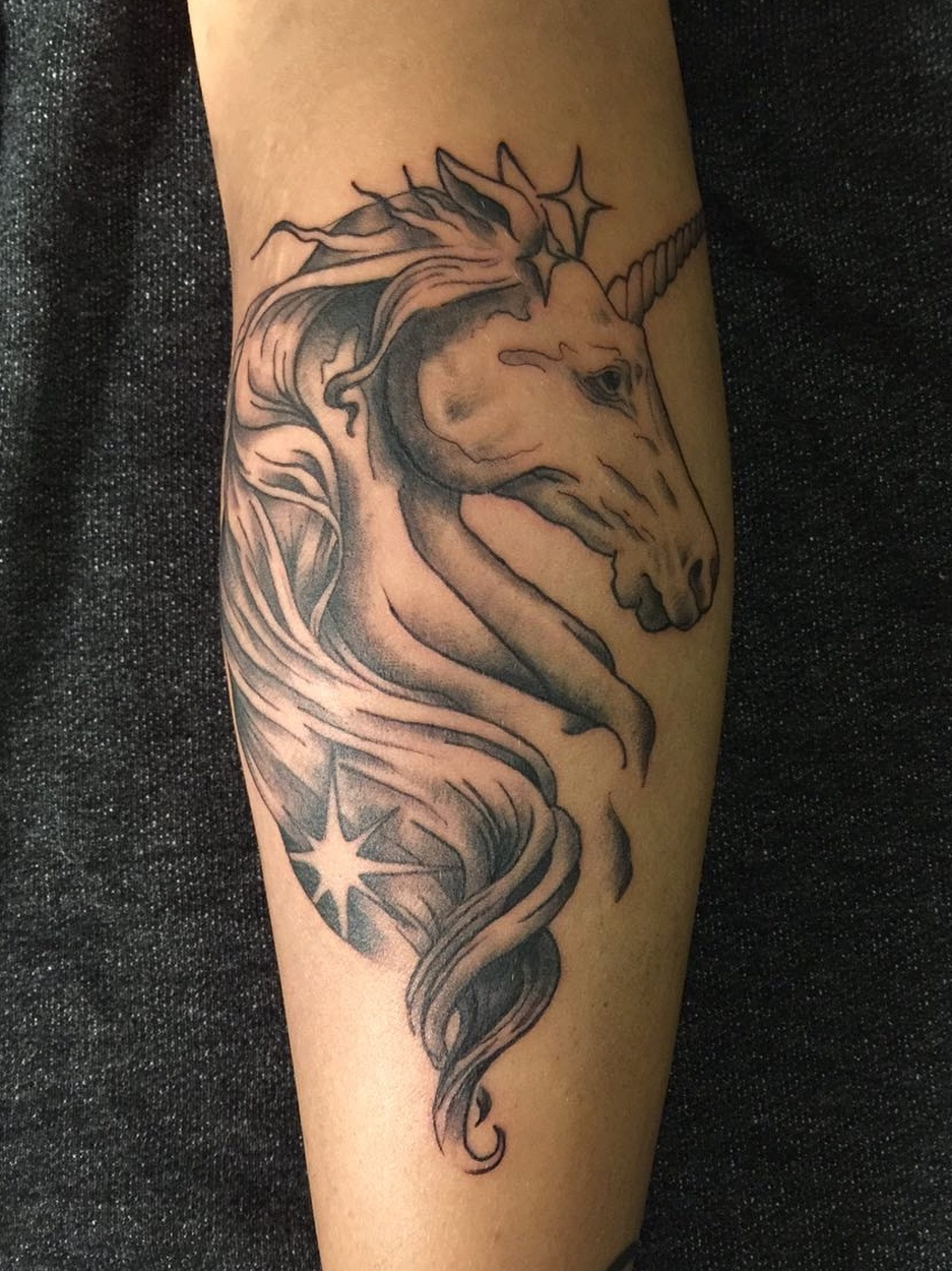 Beautiful Unicorn Tattoos