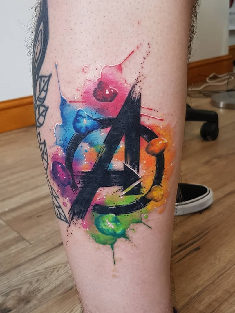 20 Avengers Logo Tattoo Designs  Marvel tattoos Tattoos for daughters  Tattoos